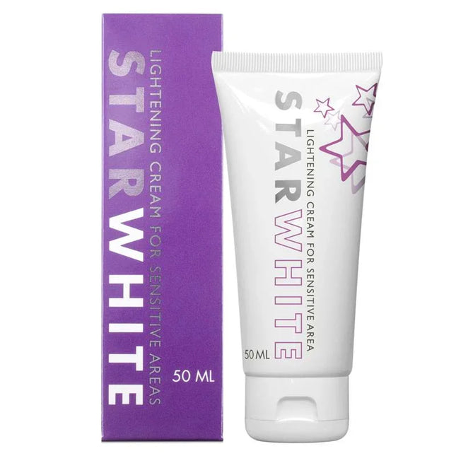 Lightening Cream StarWhite 50 ml for sensitive area discoloration and even skin tone in packaging.