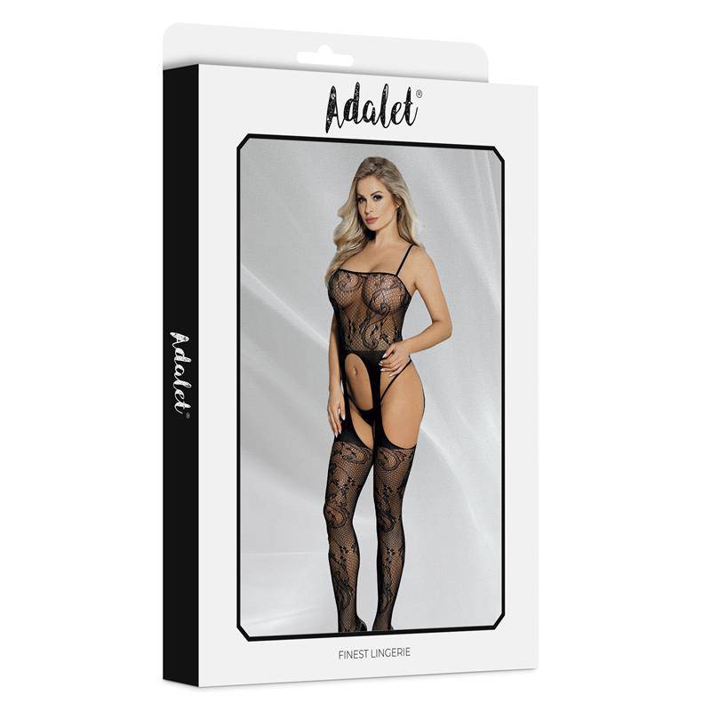 Lilly Open Bodystocking with Garters - secretsextoys.store