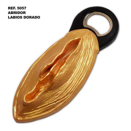 Lip-Shaped Bottle Opener for Parties and Events with unique gold design for themed celebrations