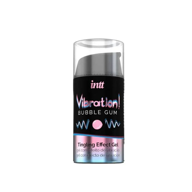Liquid Vibrator Bubble Gum Aroma 15 ml bottle with tingling effect gel and strawberry gum scent