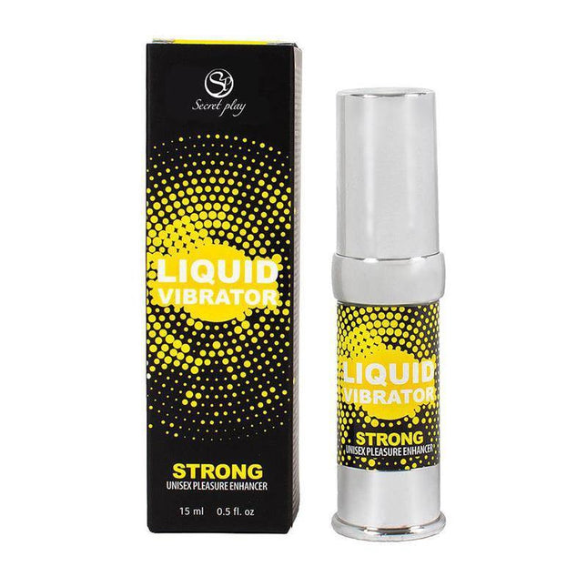 Liquid Vibrator Strong Stimulator 15 ml bottle and packaging