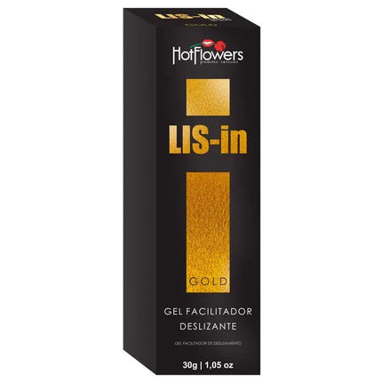 Lis-In Anal Lubricant Gel Super Powerful 30 gr in packaging, offers smooth and comfortable experience for anal intimacy.