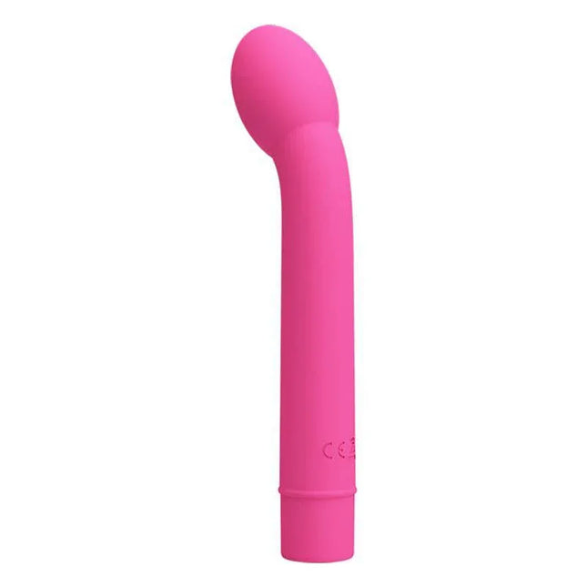 Logan Vibe Pink Vibrating Sex Toy with smooth silicone design, featuring 10 customizable vibration functions for pleasure and intimacy.