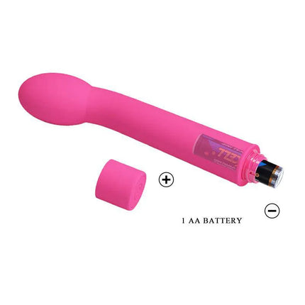 Logan Vibe Pink Vibrating Sex Toy with 10 vibration functions and sleek silicone design
