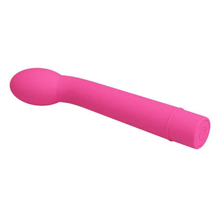 Logan Vibe Pink Vibrating Sex Toy in high-quality silicone with ergonomic design for customizable pleasure.