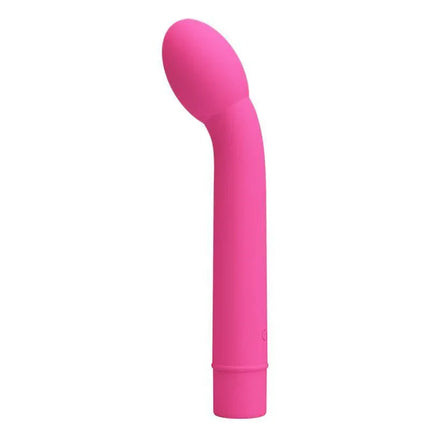 Logan Vibe Pink Vibrating Sex Toy - high-quality silicone vibrator with 10 functions for customizable pleasure.