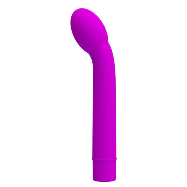 Logan Vibe Purple silicone vibrator, ergonomic design, purple color