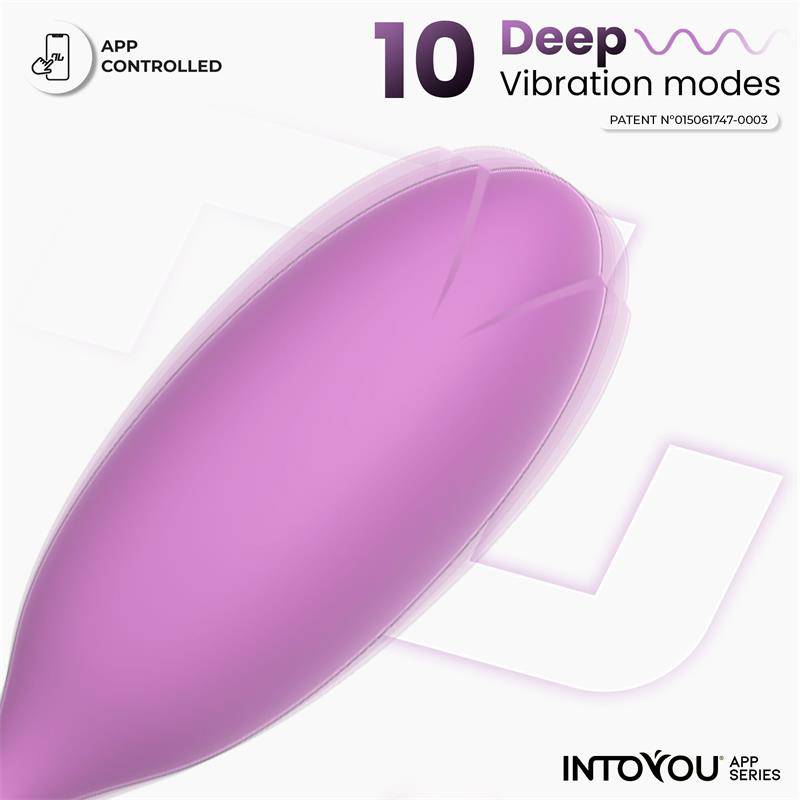 Logan Vibrating Egg with App Unibody Silicone Purple - secretsextoys.store