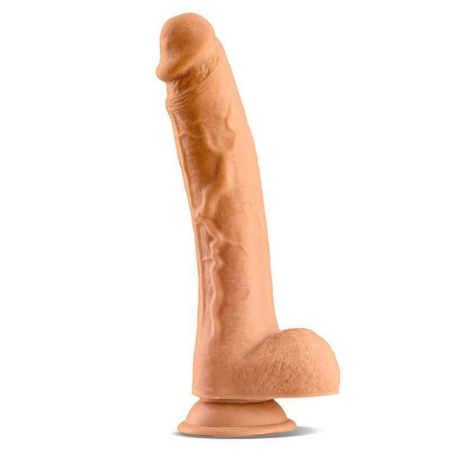 Lois Realistic Dildo with Testicles 9.1 Flesh, lifelike design with veins and testicles, 9.1-inch for immersive pleasure