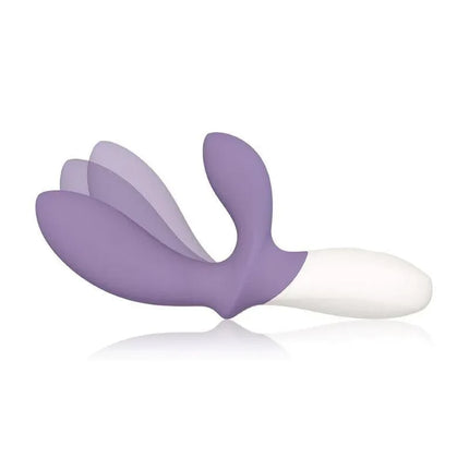 Loki Wave 2 Violet Dusk vibrating prostate stimulator with ergonomic design and 12 pleasure modes for enhanced satisfaction.