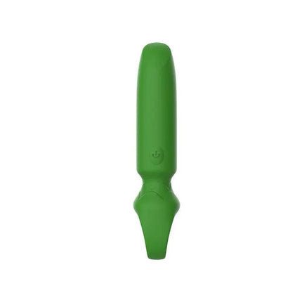 Loop Handle Powerful Vibrating Bullet in green with ergonomic design and loop handle for secure grip.