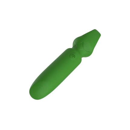 Loop Handle Powerful Vibrating Bullet in green color showing its ergonomic loop handle design for precise stimulation.