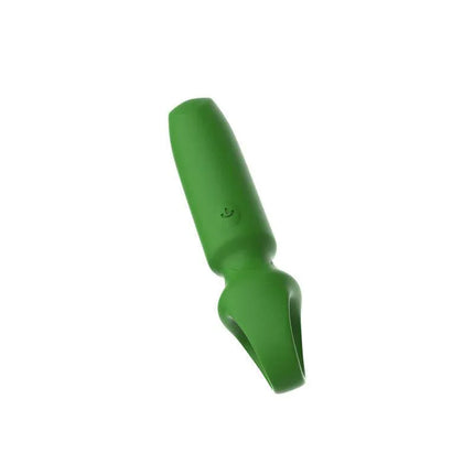 Loop Handle Powerful Vibrating Bullet in green with ergonomic loop handle design for precision control