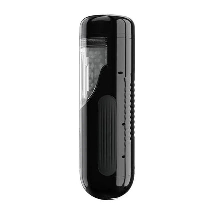 Lorelei Rotating and Thrusting Masturbator with Sex Talk, compact design, USB-rechargeable, discreet solo play device.