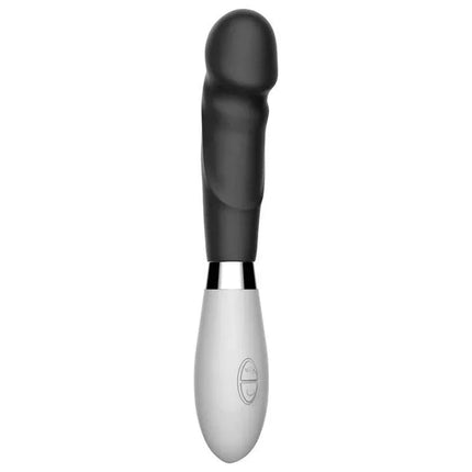 Louver Vibe Silicone Black, versatile vibrator with ergonomic handle and smooth silicone body offering 10 vibration functions for varied pleasure.