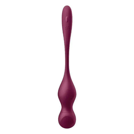 Love Birds Vary Connect App Wine Red pelvic floor trainer with ergonomic design and soft silicone