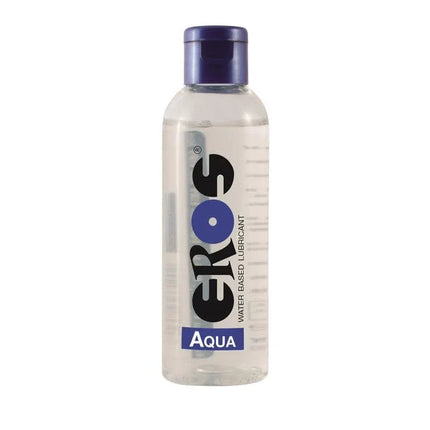 Lub Aqua Bottle 100 ml water-based lubricant with non-sticky, silky formula for skin safety, convenient for home or travel use.