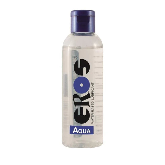 Lub Aqua Bottle 100 ml water-based lubricant with non-sticky, silky formula for skin safety, convenient for home or travel use.
