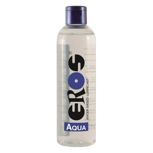 Lub Aqua Bottle 250 ml, premium water-based lubricant with silky-smooth glide, odorless, colorless, dermatologically tested