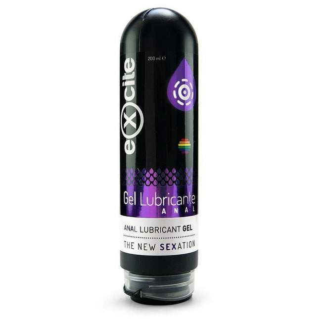 Lubricant Gel CE Anal 200 ml bottle with discreet neutral aroma and smooth water-based formula, suitable for intimate use.