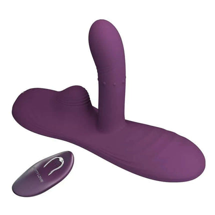 Luka Seat with Vibrator, Finger, Heat Effect and Rotating Beads in premium silicone for immersive hands-free stimulation.