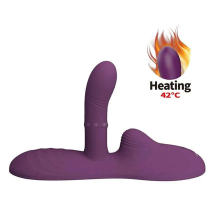 Luka Seat with Vibrator, Finger, Heat Effect and Rotating Beads showcasing ergonomic design with heating feature at 42°C.
