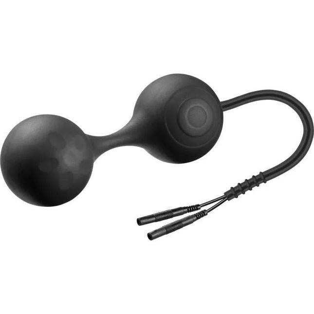 Lula Kegel Balla Excersisor Silicone Noir - premium pelvic floor trainer and stimulator, black silicone design with dual ball structure.