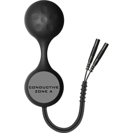 Lula Kegel Balla Excersisor Silicone Noir pelvic stimulator with jiggle ball and bipolar connectors for enhanced pelvic-floor exercise