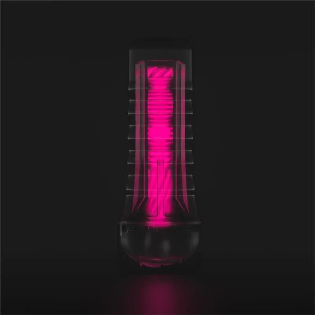 Lumino Play Masturbator Pink Glow 8.5 with vibrant glow-in-the-dark design for after-dark enjoyment.