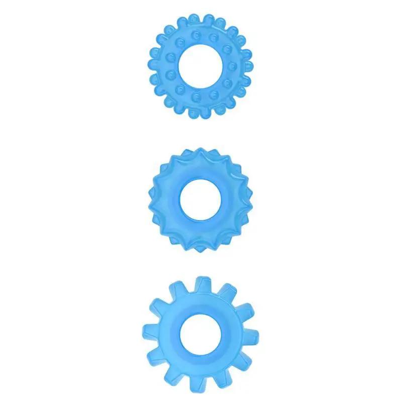 Lumino Play Set 3 Penis Ring Blue Light - secretsextoys.store