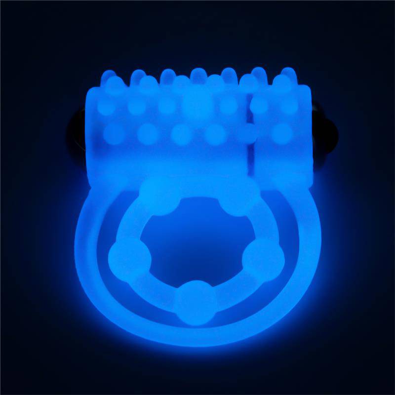 Lumino Play Vibratin Ring Blue Light - secretsextoys.store