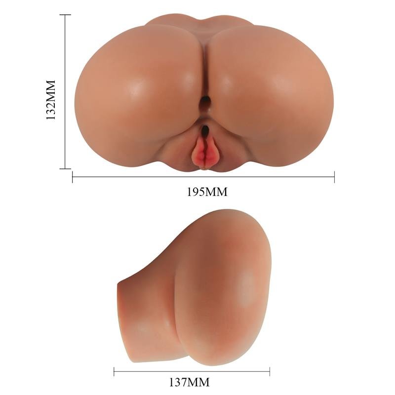 Luna Vibrating Masturbator Vagina and Anus - secretsextoys.store