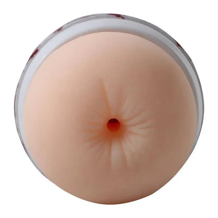 Compact Male Masturbator Annus Red with realistic annus-shaped opening.