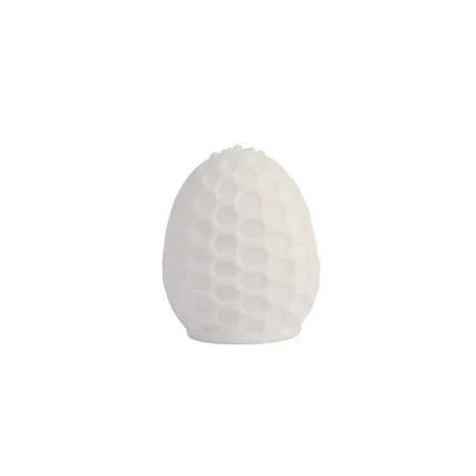 Male Masturbator Egg Cosy White with textured design