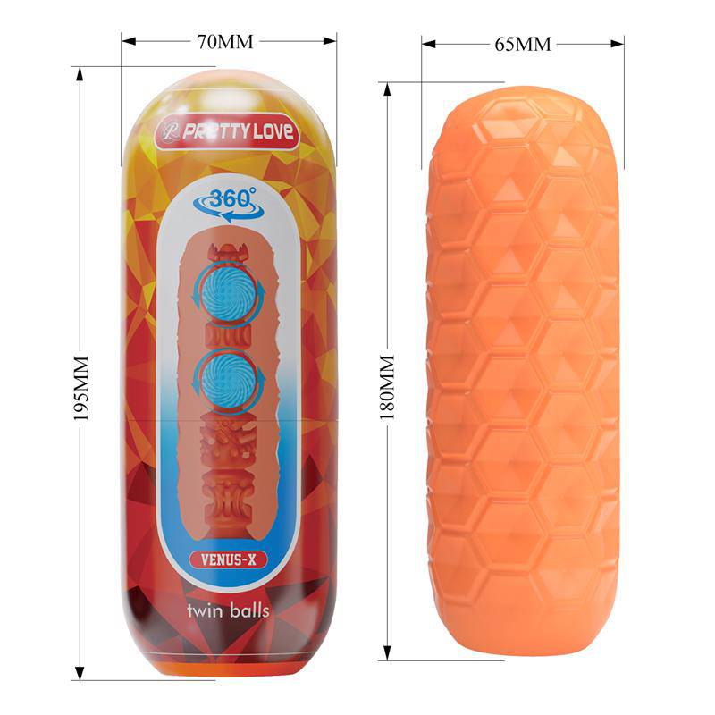 Male Masturbator HoneyComb With Internal Balls - secretsextoys.store