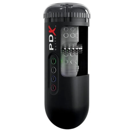 Male Masturbator Moto Blower with powerful suction, vibration, and heating by PDX Elite for intense solo experiences.