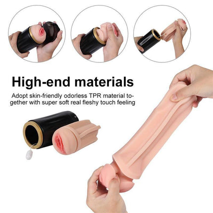 Male Masturbator Vagina Alle with realistic vagina-shaped sleeve and high-end materials for lifelike stimulation and comfort.