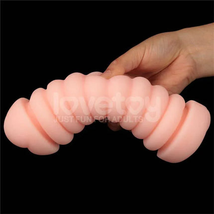 Flexible Male Masturbator Virgin-skin Vagina and Anus with realistic texture