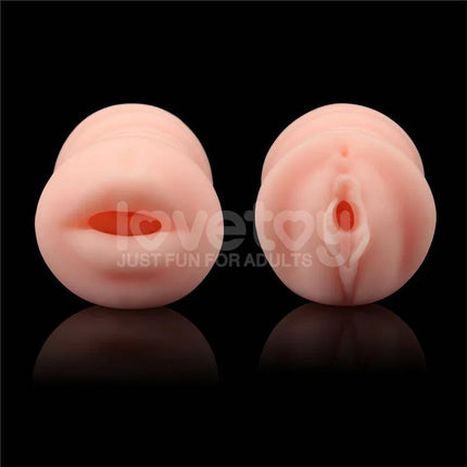 Male Masturbator Virgin-skin Vagina and Mounth dual-entry stroker with lifelike realism and versatile sensation for men.
