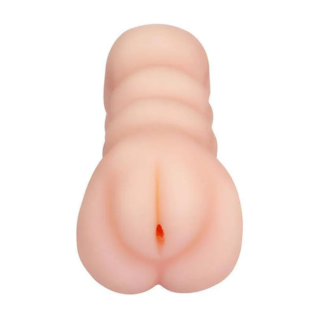 Male Masturbator X-Basic Pocket Pussy Flesh with lifelike design and flexible TPE material, vagina-shaped entrance. Phthalate-free and safe.