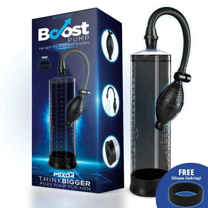 Manual Penis Pump PSX04 Dark - secretsextoys.store