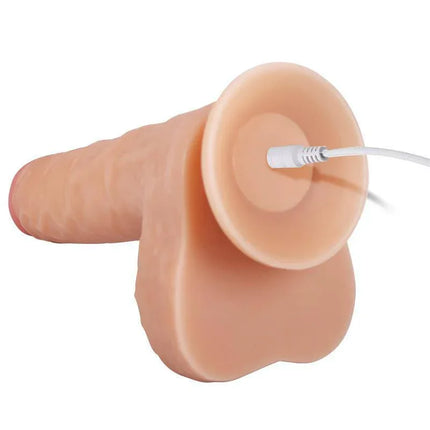 Marcus Realistic Vibrating Dildo with Remote showcasing charging feature for enhanced pleasure and convenience