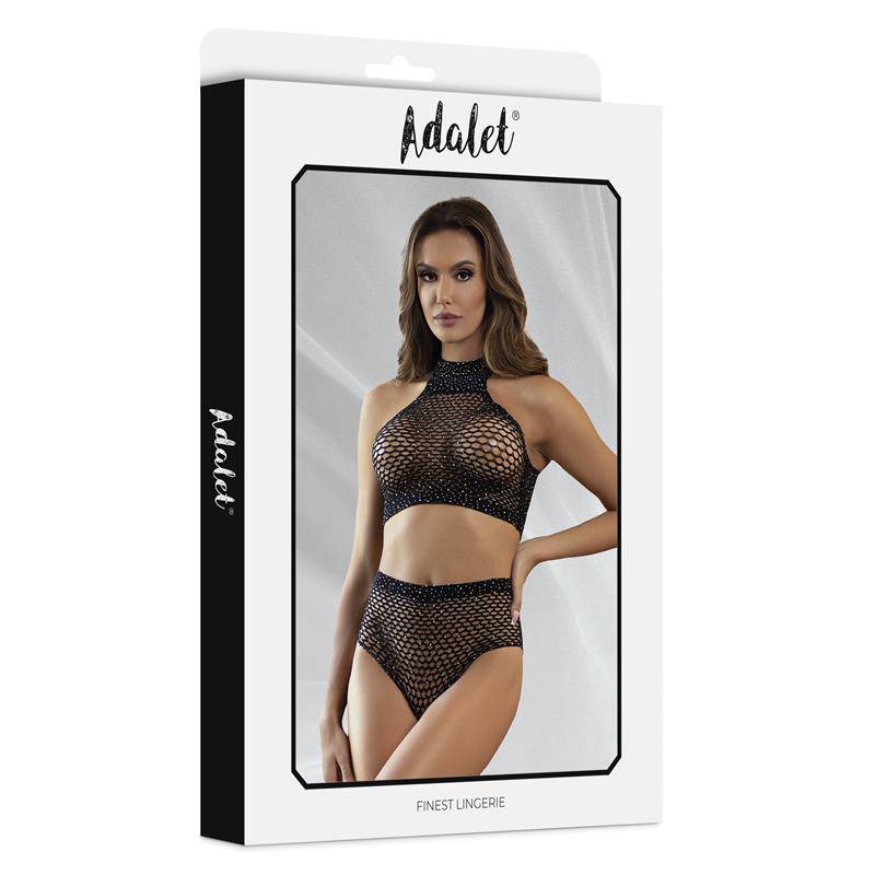 Marga Top and Panties Fishnet Set - secretsextoys.store