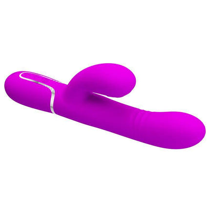 Mariana Vibrator 4 in 1 Silicone Fuchsia rabbit-shaped for versatile pleasure