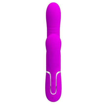 Mariana Vibrator 4 in 1 Silicone Fuchsia rabbit-shaped pleasure device