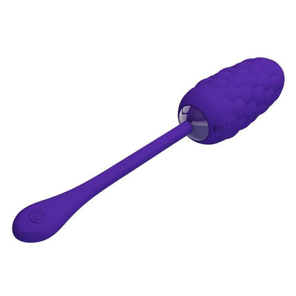 Marina Vibrating Egg Violet USB-Rechargeable Silicone Pleasure Egg with quilted texture