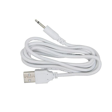 White USB charging cable for Marissa Male Masturbator Vibration, Heating, Sex Talk and Licking.