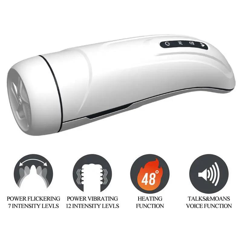 Marissa Male Masturbator Vibration, Heating, Sex Talk and Licking - secretsextoys.store