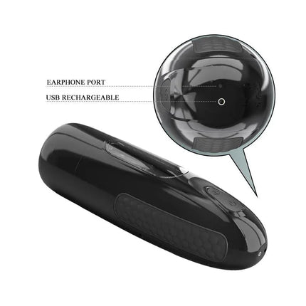Marlos Automatic Masturbator with Vibration and USB Movement featuring USB rechargeable port