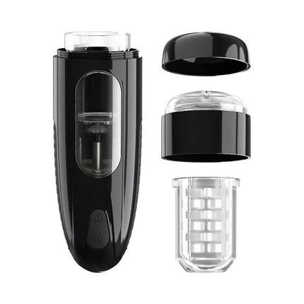 Marlos Automatic Masturbator with Vibration and USB Movement featuring detachable parts for customizable pleasure.